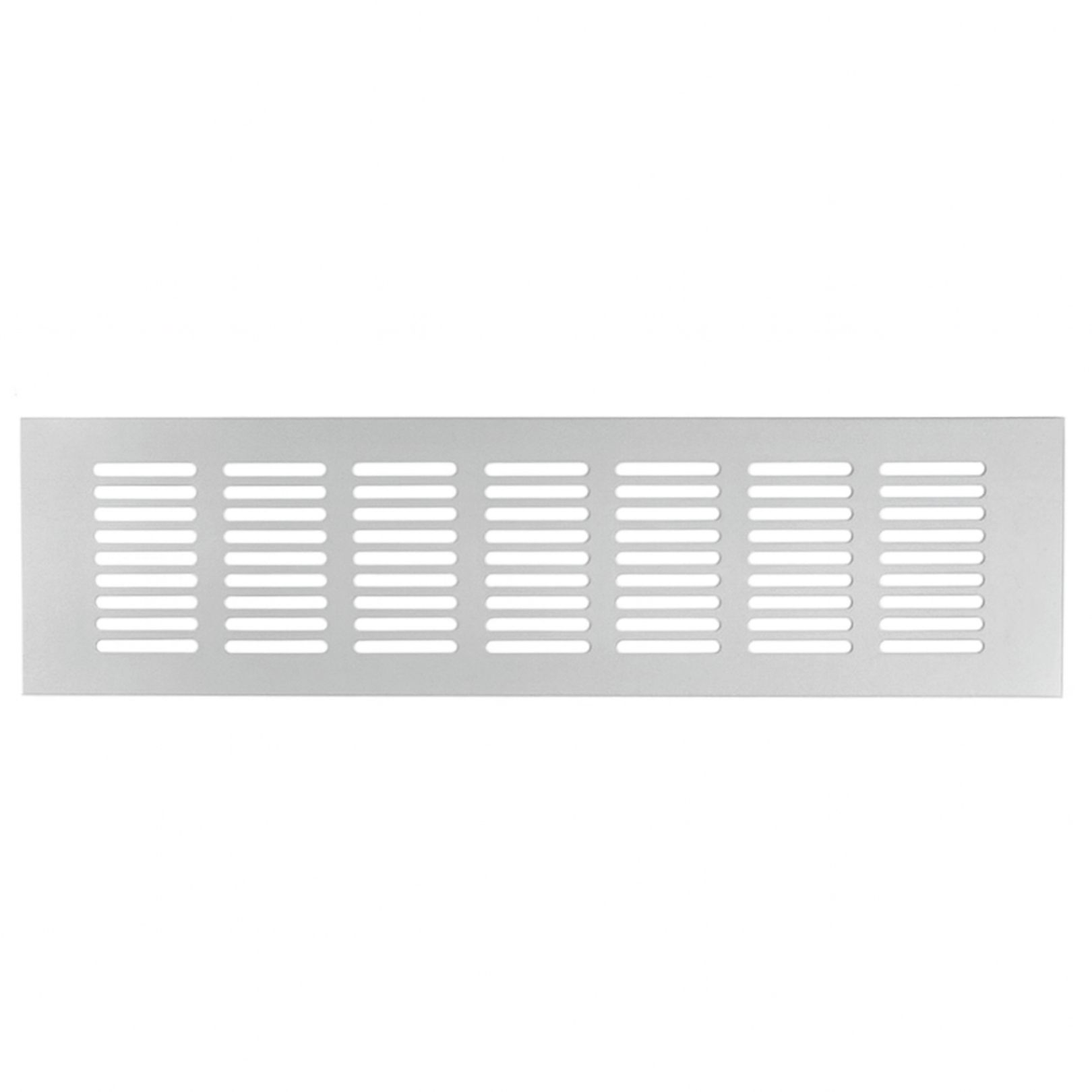 Ventilatierooster Zilver 200x80 Aluminium - BY MJM - MM02