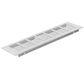 Ventilatierooster Zilver 500x60 Aluminium - BY MJM - MM01