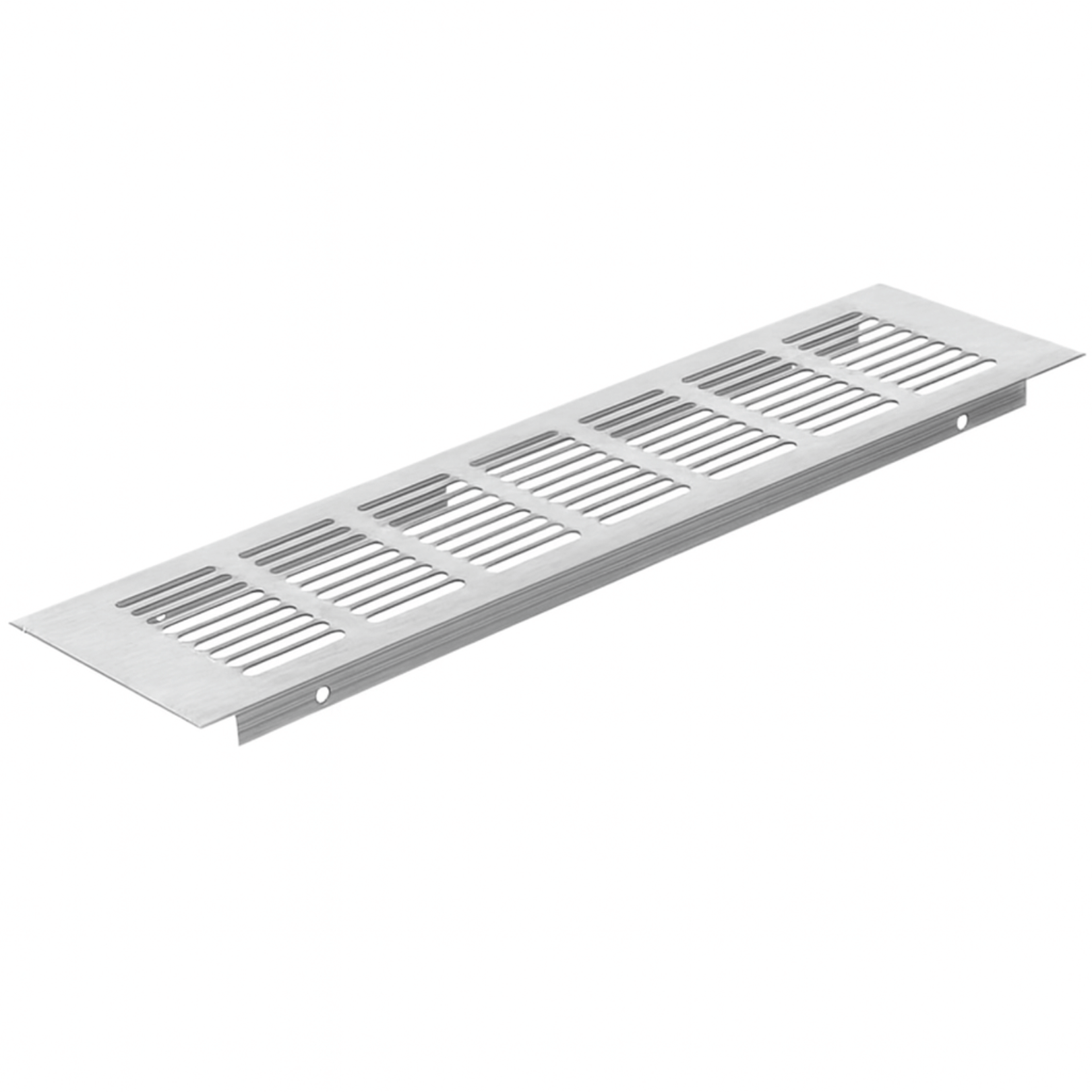 Ventilatierooster Zilver 500x60 Aluminium - BY MJM - MM01